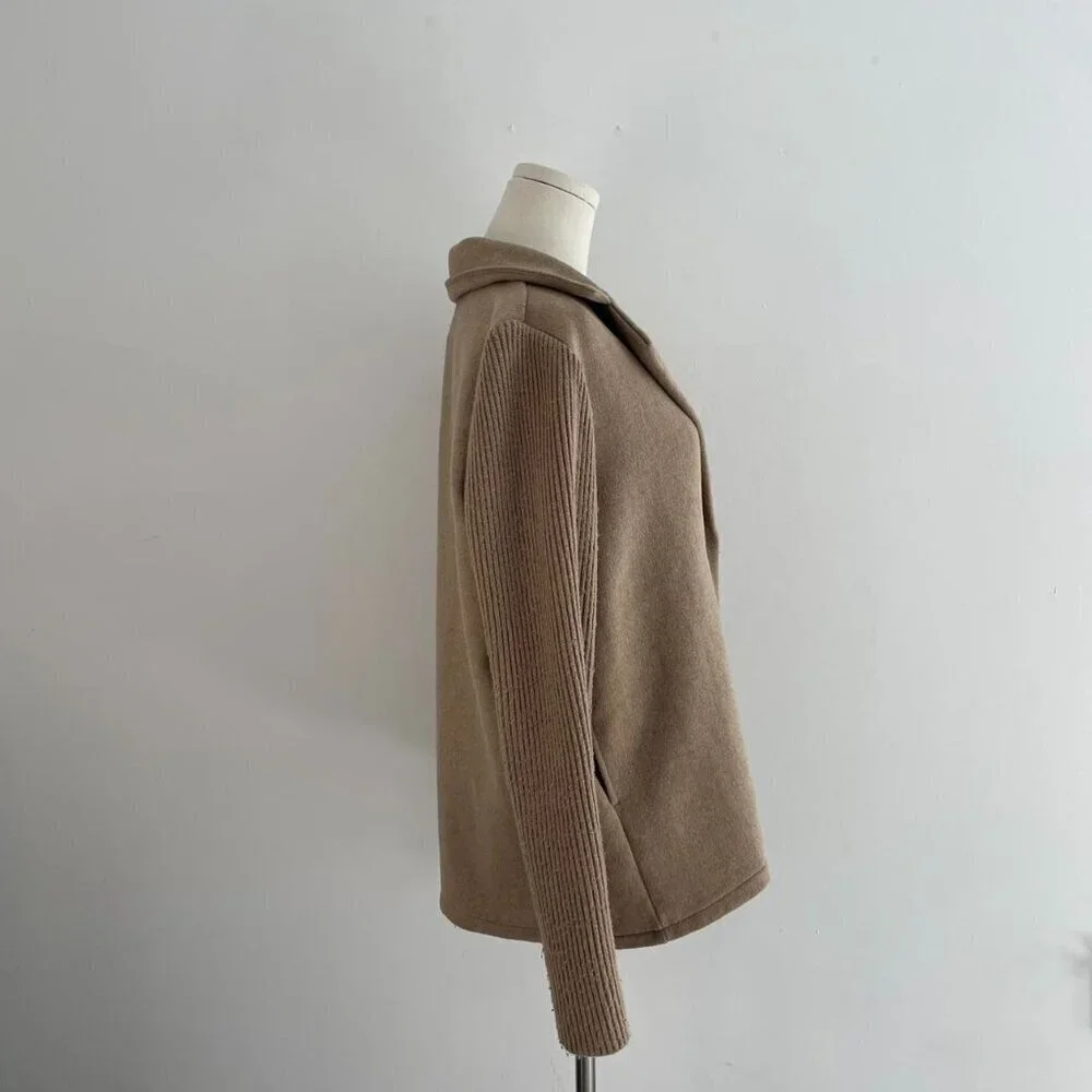 Splendid Singrid Wool Jacket | Tan Double Breasted Coat Size | Women’s Size S